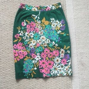Floral pencil skirt by Odille